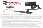 500S2S91XXX Altissimo - richelieu.com · 500S2S91XXX Altissimo TM Sit/Stand Workstation Richelieu is pleased to introduce the Altissimo™ Sit/Stand Workstation allowing users to