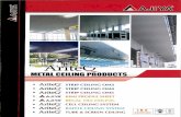 METAL CEILING.pdfis roll formed from colours coated aluminium coils or steel. ... Pre-painted Galvanised Steel (PPGI) 0.30mm TCT 100mm 105mm U-ChanneI / U-Section Screw-on