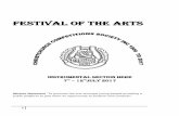 FESTIVAL OF THE ARTS - Christchurch Competitions … · Adjudicators and Competitors to our 2017 Festival of the Arts; ... Fritz Kreisler Handel Ch.Danela 1st…………… ... Jasmine
