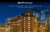 MEETING & EVENTS PLANNER - Radisson Blu Hotels ... & EVENTS PLANNER WELCOME TO THE RADISSON BLU HOTEL