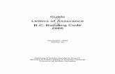 Guide to the Letters of Assurance - BC CODES · guide to the letters of assurance bc building code 2006 foreword 1. purpose of ... application of letters of assurance to civil works