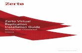 Zerto Virtual Replication Installation Guide - Amazon …s3.amazonaws.com/zertodownload_docs/Latest/Zerto Virtual...Zerto Virtual Replication Installation Guide for Microsoft Hyper-V