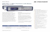 5 k M Precision LCR Meter - Amazon Web Services · 5 k M Precision LCR Meter Models 894 & 895 3 Use the built-in linear and logarithmic sweep function, supporting up to 201 sweep