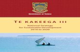 TE KAKEEGA III - Asian Development Bank · i National Strategy for Sustainable Development 2016 to 2020 TE KAKEEGA III National Strategy for Sustainable Development 2016 to 2020 PROTEcT