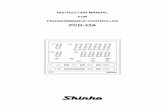 INSTRUCTION MANUAL FOR PROGRAMMABLE ... you for purchasing our Programmable Controller PCD-33A. This manual contains instructions for the mounting, functions, operations and notes