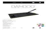 Bamboo User's Manual - DRAFT - FCC ID Search€¦ · User’s manual Bamboo (CTH-470, CTH ... is simultaneous with the introduction into the market of the applicable Wacom product.