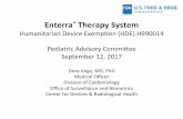 !! Enterra TherapySystem - U S Food and Drug ...€¢ The!ADN!for!Enterrais!4,000!(based!on!original!device!approval)! The!number!of!units!sold!since!the!2016!PAC!were:! • 1,865!neuroPs1mulators!!