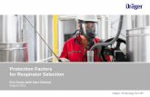 Protection Factors for Respirator Selection - Dräger USA · PDF file(immediately dangerous to life or health) ... 36 Protection Factors for Respirator Selection ... Fit Factor Use