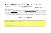 Environmental Crimes Monthly Bulletin March 2006 CRIMES MONTHLY BULLETIN March 2006 EDITORSâ€™ NOTE: