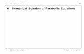 6 Numerical Solution of Parabolic Equations - tu-freiberg.de · 6 Numerical Solution of Parabolic Equations TU Bergakademie ... 0.9 1 x N=1 N=3 N=5 N=19 u 0 (x) ... yields another