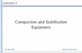 Compaction and Stabilization Equipment - UPJ · Compaction and Stabilization Equipment ... Dynamic / Impact ... To determine if proper soil compaction is achieved
