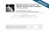 Bankruptcy Issues for 2005 Bankruptcy Law! State Trial … · 2018-04-04 · Bankruptcy Issues for State Trial Court Judges Third Edition A Publication of the American Bankruptcy