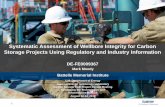 Systematic Assessment of Wellbore Integrity for Carbon ... Library/Events/2014/carbon_storage/1... · Systematic Assessment of Wellbore Integrity for Carbon Storage Projects Using
