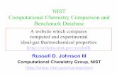 NIST Computational Chemistry Comparison and Benchmark …acscinf.org/docs/meetings/221nm/presentations/221nm06.pdf · NIST Computational Chemistry Comparison and Benchmark Database