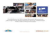 Guidelines to Develop Human Resources Management ...rmsaindia.gov.in/.../com_pdf/pdf/...HRIS-for-Education-Departments.pdf · Guidelines to Develop Human Resources Management Information