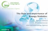 The Role and Importance of Energy Statistics - United … Role and Importance of Energy Statistics © OECD/IEA 2015 ... Importance of energy statistics for policy makers ... 16 18