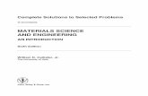 MATERIALS SCIENCE AND ENGINEERING - Home | …user.physics.unc.edu/.../CompleteSolutionstoSelectedProblems.pdf · understanding of the principles of materials science and engineering.