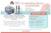 NETWORKING EVENTS - SIG - Sourcing Industry Group |sig.org/docs2/SIG DTSI 382016 Webinar.pdf · NETWORKING EVENTS GLOBAL SUMMITS April 19-21 –Orlando, FL ... technology parks, providers