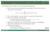 Limitations of Sum-of-Sinusoid Signalspparis/classes/notes_201/slides_time...Sum of Sinusoidal Signals Time-Domain and Frequency-Domain Periodic Signals Operations on Spectrum Time-Frequency