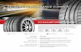 EXTREME PERFORMANCE SUMMER - GT Radial USA · 4 Champiro SX2 is an Extreme Performance Summer tire developed for enthusiasts who want higher levels of traction, response and driving
