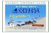 May 2017 TALBOT OWNERS CLUB Route Book  2017... · May 2017 Vintage Montlhery—Maastricht tour May 2017 TALBOT OWNERS’ CLUB