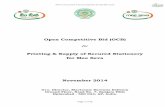 Open Competitive Bid (OCB) - Meesevaap.meeseva.gov.in/DeptPortal/Download-lat/RFP - MeeSeva Certificate... · RFP for Procurement of Secured Stationery for ESD (Mee Seva) Page 1 of