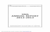 Annual Report 2012-13 - bseindia.com · ØStudying and analyzing marketing trends. ØMonitoring competitors' product and services. ... -Naraingarh Distillery -Naraingarh Distillery