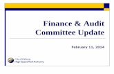 Finance & Audit Committee Update€¦ · Finance & Audit Committee ... $0 $200 $400 $600 Total State Planning - Phase II ... Project Management Team (PMT) & Regional Consultants ...