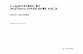 LogiCORE IP Aurora 64B/66B v6 - Xilinx · ISE 13.4 release for core version 6.2. ... This chapter introduces the LogiCORE™ IP Aurora 64B/66B core and provides related ... † Mentor