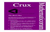 Crux - Canadian Mathematical Society of Crux as a service for the greater mathematical community in Canada and beyond. Journal title history: The first 32 issues, from Vol. 1, No.