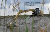North Level District I.D.B. PSCA Works · Hitachi ZX210 placing the material on the south face of the bank
