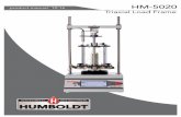 product manual 10.16 HM-5020 Triaxial Load Frame · 3 CONTENTS New Test 18 1. Select Test Type 18 2. Template 18 3. Next 18 Test Inputs 19 1. Select Test Inputs 19 2. Next/Back 19