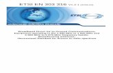 EN 303 316 - V1.2.1 - Broadband Direct Air-to-Ground ... antennas; ... on compatibility between broadband direct air-to-ground systems and other applications operating within, or adjacent