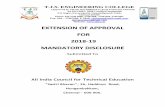 EXTENSION OF APPROVAL FOR 2018-19 MANDATORY …tjsec.in/wp-content/uploads/2018/02/TJS-AICTE-Mandatory-Disclosure... · Ground Improvement Techniques CIVIL Mr.J ... Communication