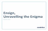 Ensign, Unravelling the Enigma - Devex Conference · Ensign, Unravelling the Enigma Ensign. 3 ... •Low recovery per well compared to other analogue tight gas fields ... •2015