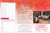 MAY FESTIVAL 2018 FESTIVAL 2018 - btcp.org.ukbtcp.org.uk/.../downloads/2018/01/St-Stephens-May-Festival-2018.pdf · MAY FESTIVAL 2018 This is the twenty third annual celebration of