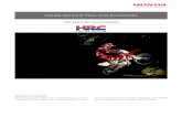Honda Genuine Parts And Accessories - Rick Gill Specs/Acc HRC Endur · PDF fileHonda Genuine Parts And Accessories HRC ENDURO ACCESSORIES Genuine Accessories Optimise your riding