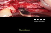 RS Kit - Dentium · Clinical Case _01 (Win Dental Clinic / Dr. Dong-Wook Chang) Pre-op Incision Expansion with Bone Chisel Ridge Spreader with Implant Guide Harvest Drill Sinus Balloon