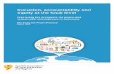 Inclusion, accountability and equity at the local levelprojects.sklinternational.se/foincide/files/2017/06/Project... · Link to SymbioCity Approach ... 13 SUSTAINABILITY ... INCLUSION,