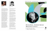 Pinchas - Adelaide Symphony Orchestra · Pinchas Zukerman Masterclass Grace Wu Violin Grace has been playing violin since age six, and is ... winning the AMEB violin prizes for grades