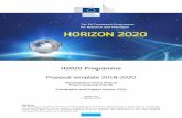 H2020 Programme Proposal template 2018-2020ec.europa.eu/.../pt/2018-2020/h2020-call-pt-csa-2018-20_en.pdf · H2020 Programme Proposal template 2018-2020 Administrative forms (Part