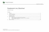 Equipment List, Electricaldiagramasde.com/diagramas/otros2/Equipment List.pdf · Calibration with SERP: ... Agilent 8960 Required Components: • E5515C (8960 Series 10 Mainframe)