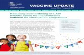 Vaccine update: Issue 268, Flu vaccine supply Special ... · (Fluenz Tetra) for the children ... timing and levels of changes to the allocations have been set out in advance, based