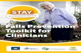 Falls Prevention Toolkit for Clinicians · Toolkit for Clinicians bpacnz ... (for a list see the Ministry of Health website) ... Check with the older person and their family/ whānau