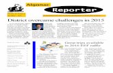 Algonac Reporteralgonac.k12.mi.us/algonac/uploads/Reporter_Dec2015.pdf · Inside this issue: Volume 15 Issue 2 Reporter Algonac December, ... ext. 1006 today to get your ... Page