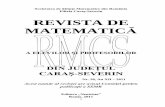 Societatea de Ştiinţe Matematice din România Filiala ...matestn.ro/mate/Matematica in judet/RMCS PDF/RMCS 38, final tipar.pdf · Legăturile numărului 8 cu matematica sunt chiar