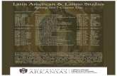 Latin American & Latino Studies - Home | University of … American & Latino Studies Spring 2017 Course List Spring 2017 LAST Courses ANTH 3553 Religion in Latin America MWF 9:40 Erickson