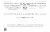 JOURNAL OFFICIEL DE LA RÉPUBLIQUE FRANÇAISE ÉDITION …academie-francaise.fr/sites/academie-francaise.fr/files/dae... · Conformément aux dispositions prises par elle, et dont