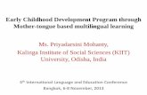 Ms. Priyadarsini Mohanty, Kalinga Institute of Social ... Mohanty... · Ms. Priyadarsini Mohanty, Kalinga Institute of Social Sciences ... APPLICATION OF CULTURAL PSYCHOLOGY FOR INTERVENTION