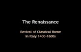 The Renaissance - Yontz STAC Classes · Vitruvian Man, Leonardo da Vinci, ... In this lecture we look at artworks that ... the Renaissance, conﬁrms Leonardo’s